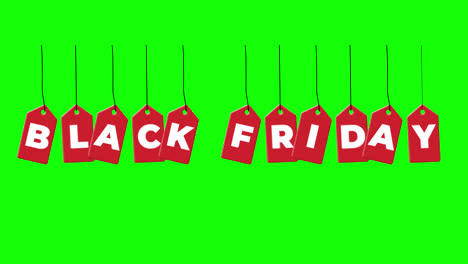 black-friday-Sale-discount-hanging-with-rope-badge.-paper-tag-label-animation.